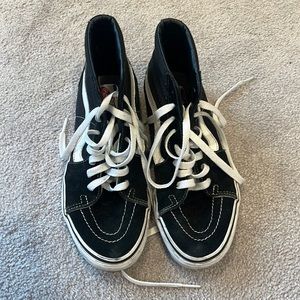 vans hi top womens 8